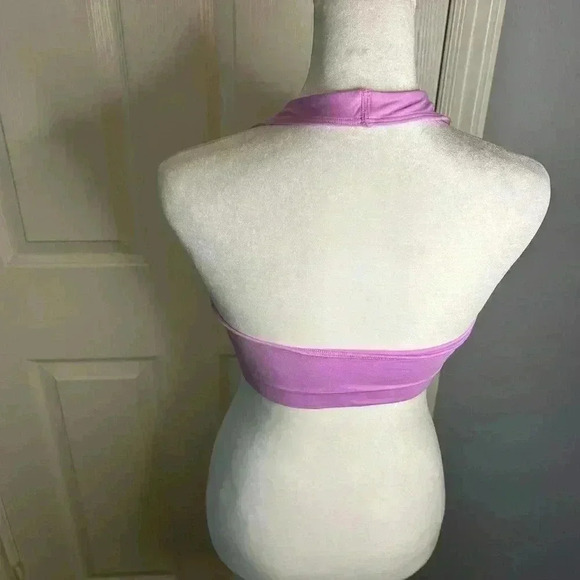 💗”Free People Intimately” NWOT Mauve Pink Halter Mini Tank Bra Size S/M💗 - Picture 3 of 8